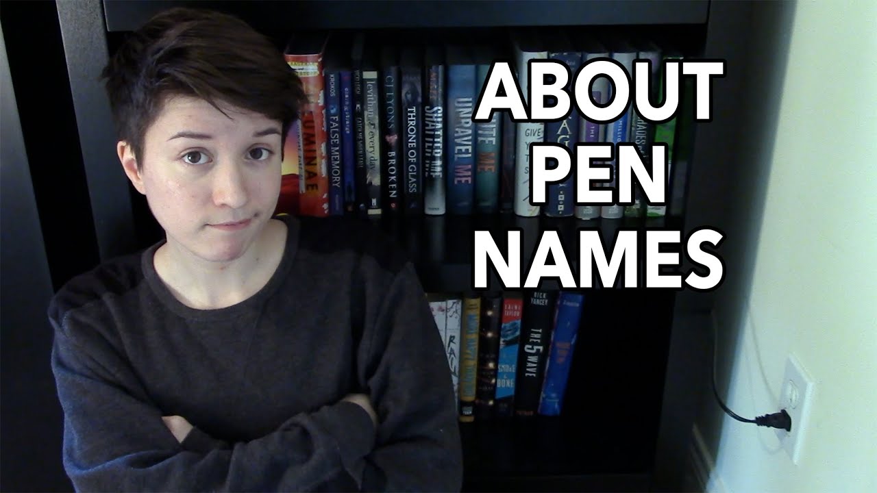 Bookishpixie O pseudonymech